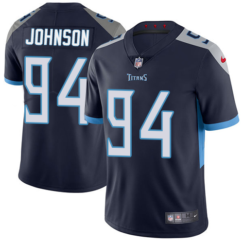 Nike Titans #94 Austin Johnson Navy Blue Alternate Men's Stitched NFL Vapor Untouchable Limited Jersey